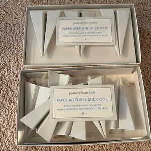 Pottery Barn Paper Airplane Stick-ons